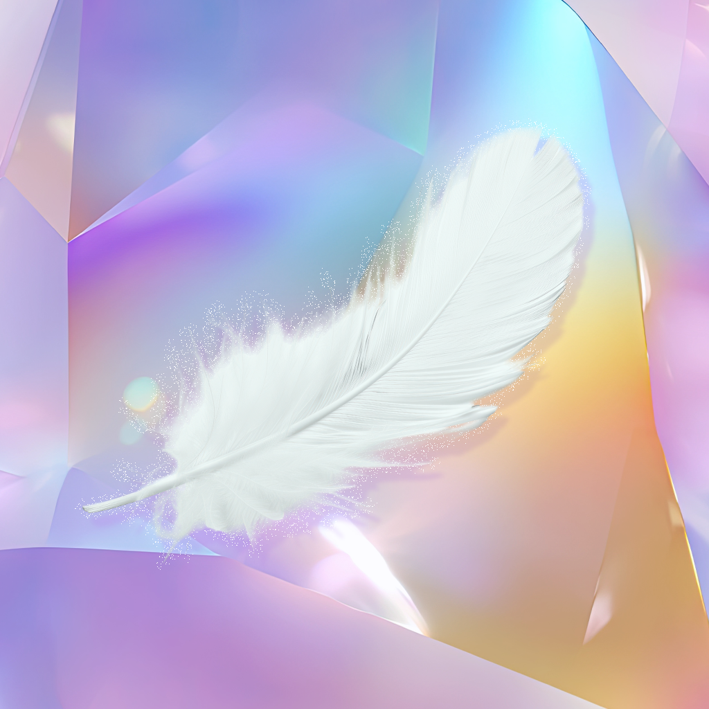 インスピレーションを与える白鳥の羽