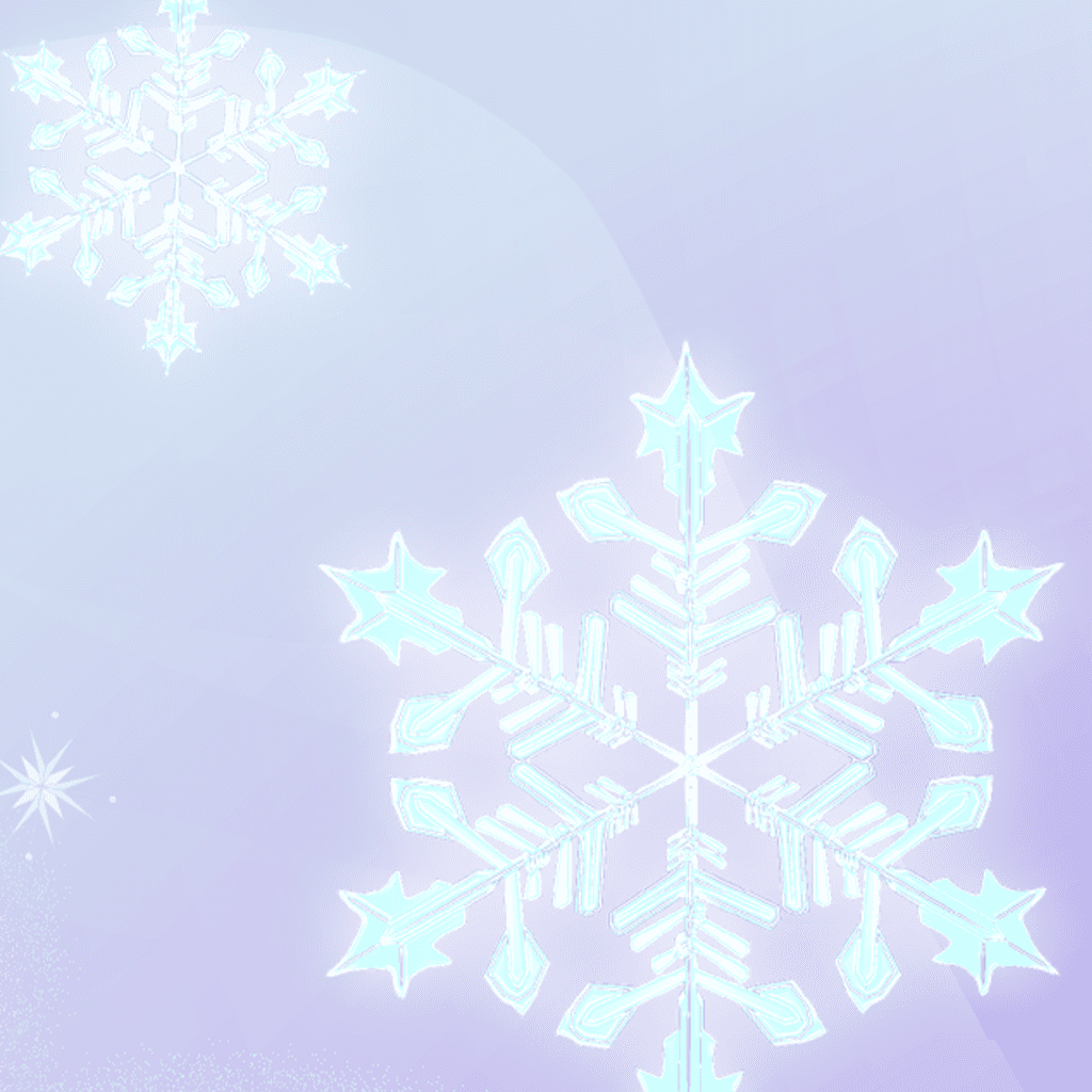舞い落ちる雪の結晶